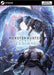 Epic cover art for Monster Hunter World: Iceborne DLC on PC Steam, featuring a fierce battle between a hunter and a massive ice wyvern in a frozen cavern. Get your Steam CD Key instantly at RushGame.co and expand your Monster Hunter World experience with this action-packed icy adventure