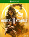 Cover image of Mortal Kombat 11 for Xbox One, showcasing the fierce fighter Scorpion in a dramatic combat pose against a golden background. Buy your Xbox CD key for Mortal Kombat 11 instantly and securely at RushGame.co