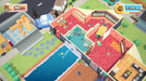 Moving Out PC Furniture Packing Challenge – A top-down view of a house and a moving truck, with players trying to pack furniture and other items efficiently in Moving Out for PC. Purchase Moving Out game keys on Steam at RushGame.co