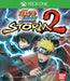 Cover art for Naruto Shippuden: Ultimate Ninja Storm 2 on Xbox One, showing Naruto and Sasuke in a dramatic lightning-charged clash. Get your Xbox digital code instantly from RushGame.co and jump into intense anime-style battles today