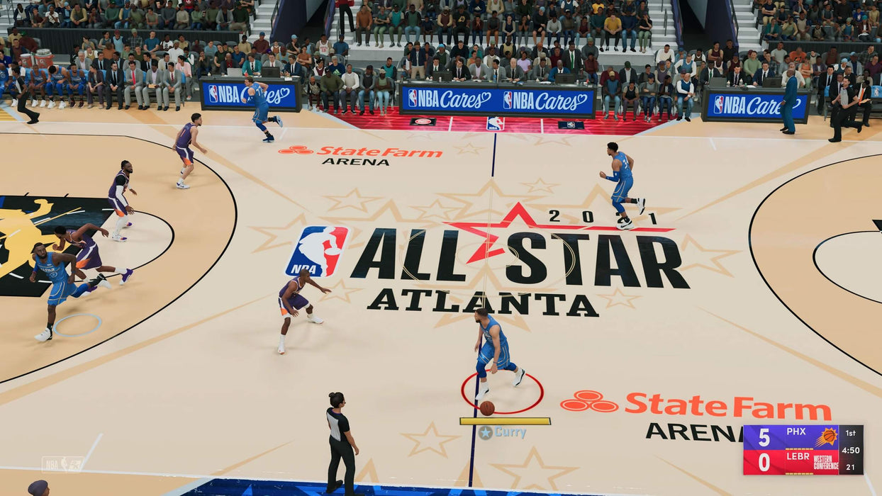 NBA 2K22 All-Star Game in Atlanta, featuring top NBA players on the court. Relive iconic moments in NBA 2K22 on Xbox Series X/S. Purchase your game keys at RushGame.co