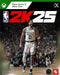 NBA 2K25 Xbox cover art featuring a Celtics player celebrating on the court – official game cover for Xbox One and Xbox Series X|S. Buy your NBA 2K25 Xbox CD key now at RushGame.co for instant delivery.