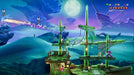 Colorful in-game screenshot from Nickelodeon All-Star Brawl 2 for PC Steam featuring SpongeBob battling on a pirate ship stage. Get your digital key at RushGame.co and enjoy action-packed cartoon brawls with your favorite characters