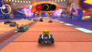 Gameplay screenshot from Nickelodeon Kart Racers 2: Grand Prix on Xbox One showing SpongeBob at the starting line among other racers. Buy your Xbox CD Key today at RushGame.co and get ready to race through colorful Nickelodeon worlds