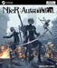 Official cover art for NieR: Automata on PC Steam, featuring android protagonists 2B, 9S, and A2 poised for battle in a post-apocalyptic world filled with robotic enemies. Buy the digital game key now at RushGame.co and immerse yourself in a gripping sci-fi adventure