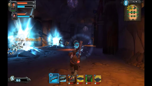 In-game scene from Orcs Must Die! 2 showing the War Mage casting spells and placing traps to stop waves of enemies. Secure your Orcs Must Die! 2 PC CD Key at RushGame.co and defend the fortress like a pro