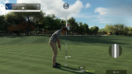 Realistic putting moment in PGA TOUR 2K23 Xbox One/Series X|S with detailed green reading interface and smooth animation. Buy your CD key today at RushGame.co and test your skills in career mode and online golf challenges