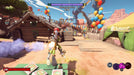 Dynamic gameplay scene from Plants vs. Zombies: Battle for Neighborville on Origin with characters battling in a festive desert outpost, available for instant download at RushGame.co