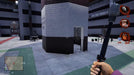 First-person perspective from POSTAL 4: No Regerts PC Steam version, showing a character wielding a club inside a chaotic prison gym—buy your action-packed FPS digital code from RushGame.co