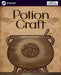 Cover art for Potion Craft: Alchemist Simulator on PC Steam, showcasing a vintage-style cauldron illustration—start brewing your potions today with a digital game key from RushGame.co
