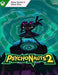 Official game cover for Psychonauts 2 on Xbox One and Xbox Series X|S, showcasing the stylized protagonist Raz atop a psychic portal. Buy your Psychonauts 2 Xbox key instantly at RushGame.co