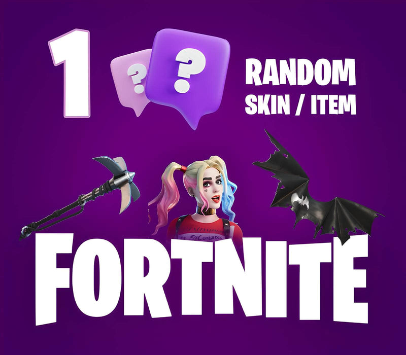 1 Random Fortnite Skin or Item – Unlock exclusive Fortnite cosmetics, from legendary skins to rare items, and upgrade your in-game collection. Purchase fortnite skin code now at RushGame.co for instant access!