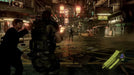 Combat in the heart of a chaotic Asian marketplace in Resident Evil 6, captured from the Complete Pack for PC Steam — purchase the CD key at RushGame.co
