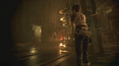 Rebecca approaches Billy in a fiery underground chamber during a critical story moment in Resident Evil 0. Included in the Resident Evil Origins Collection PC Steam key at RushGame.co