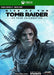 Cover art for Rise of the Tomb Raider: 20 Year Celebration Edition XBOX One CD Key US, featuring Lara Croft with bow and arrows against an icy blue backdrop. Buy your digital Xbox key today at RushGame.co for instant access to this iconic adventure
