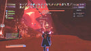 A dynamic in-game screenshot from Risk of Rain 2 on PC Steam showing a player character facing the Imp Overlord boss in a vivid, red-lit environment. Buy your Risk of Rain 2 Steam CD Key at RushGame.co for instant access to this roguelike action gameplay