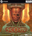 Cover art for Scorn Steam Key GLOBAL, showcasing the iconic biomechanical face design and the game's title in bold lettering. Purchase your Scorn Steam digital game key from RushGame.co and immerse yourself in this horror adventure.