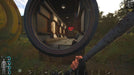 In-game SCUM Steam Key screenshot showing a player aiming through a scope at a high-security loot room. Purchase your SCUM Steam Key now at RushGame.co for the best price and instant Steam activation!