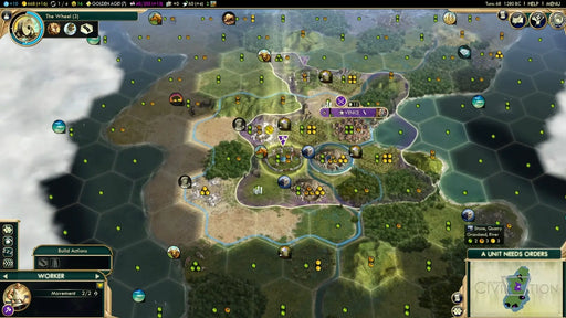 Civilization V Complete Edition Steam gameplay screenshot with a strategic view of Venice surrounded by resources and hex tiles. Purchase your Civilization V Steam key at RushGame.co for fast, secure, and affordable access