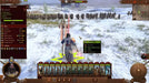 Gameplay battle scene from Total War: Warhammer III Steam Edition, showing Kostaltyn leading troops on a snowy battlefield – available as a digital key at RushGame.co