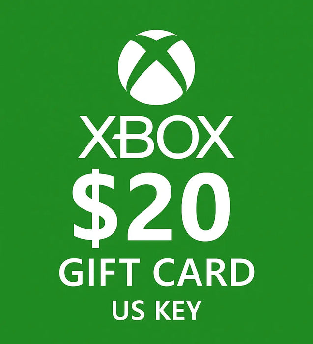 Xbox gift card 20$ promo cover
