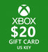 Xbox gift card 20$ promo cover