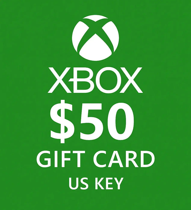 50$ Xbox Gift Card Promotional cover