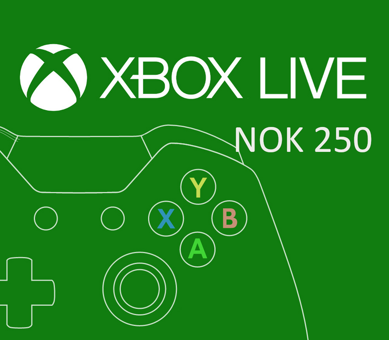 XBOX Live 250 NOK Prepaid Card NO