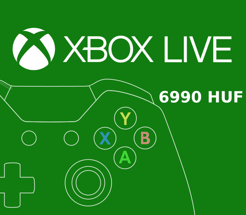 XBOX Live 6990 HUF Prepaid Card HU